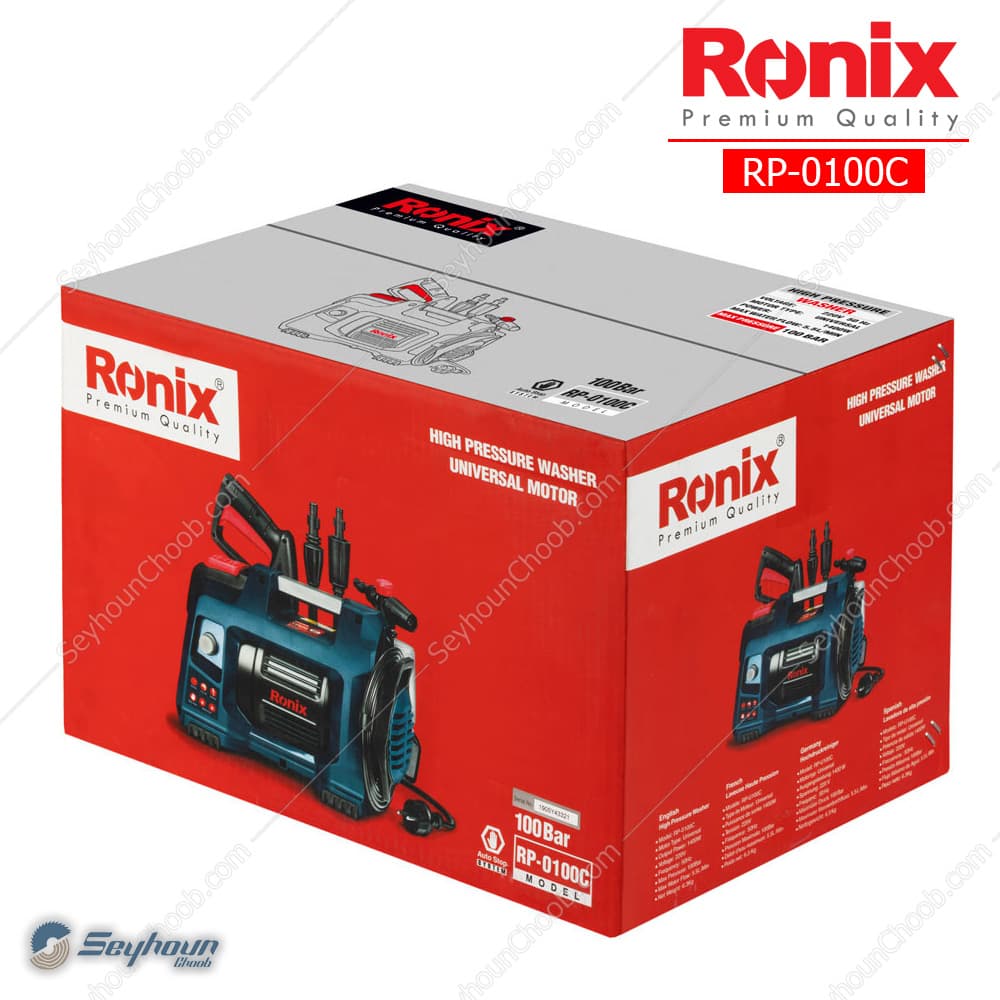 کارواش 100 بار دینامی کامپکت رونیکس RP-0100C — تصویر ۸