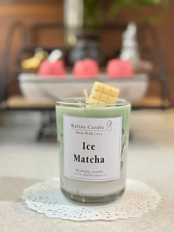 شمع لیوانی آیس ماچا ICE MATCHA
