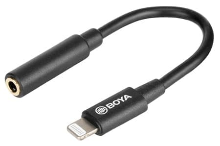 BOYA BY-K3 تبدیل TRRS به لایتنینگ — تصویر ۲