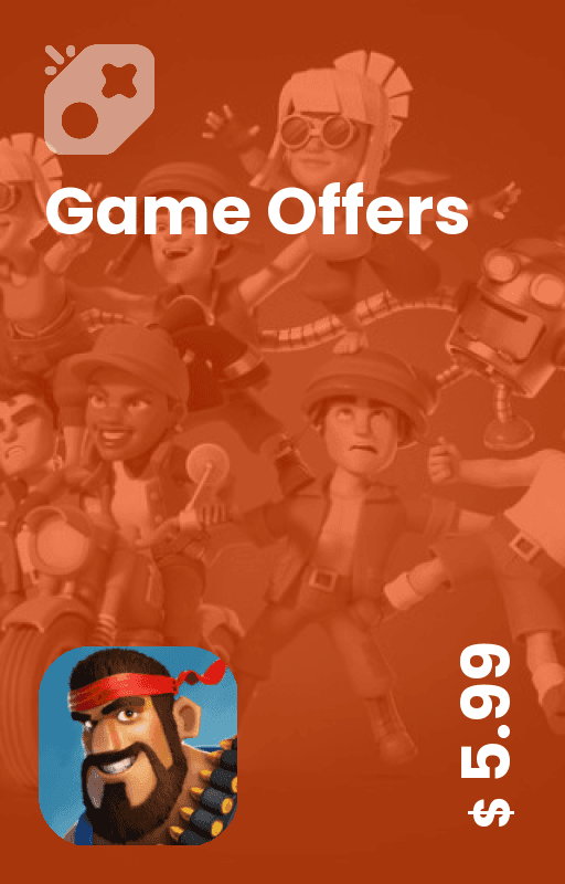 آفر 6 دلاری Boom Beach