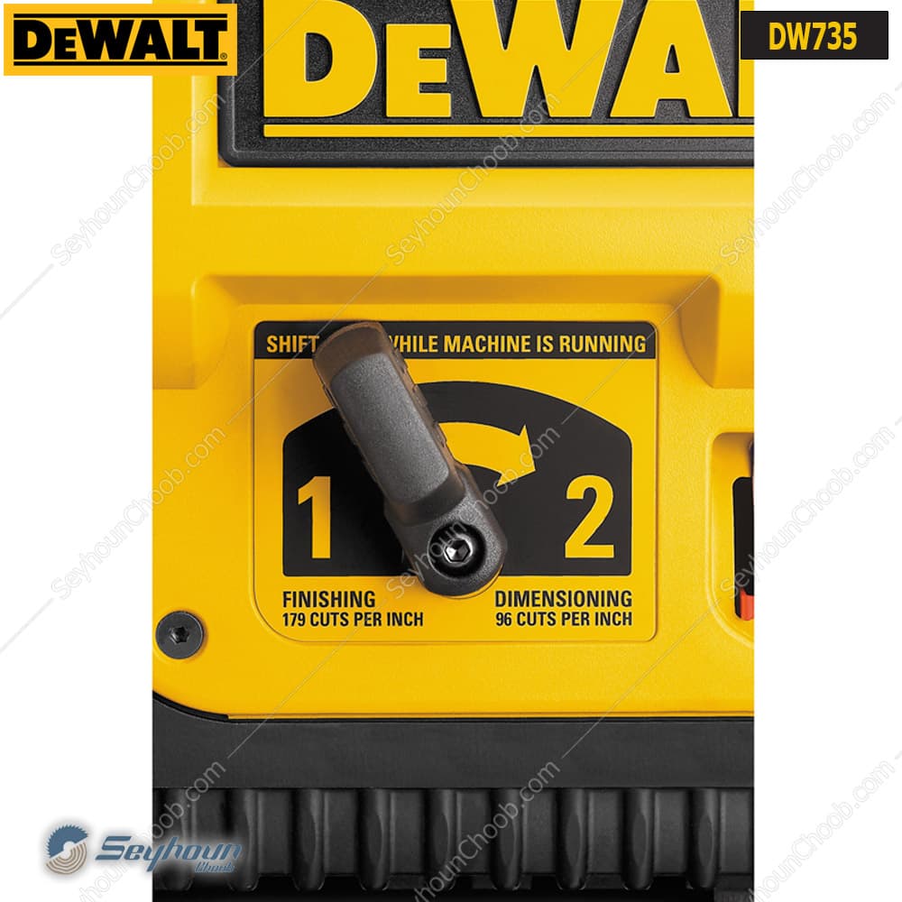 گنده گیر (گندگی ، زیررنده) 1800 وات 330 میلیمتری دیوالت مدل Dewalt DW735 — تصویر ۴