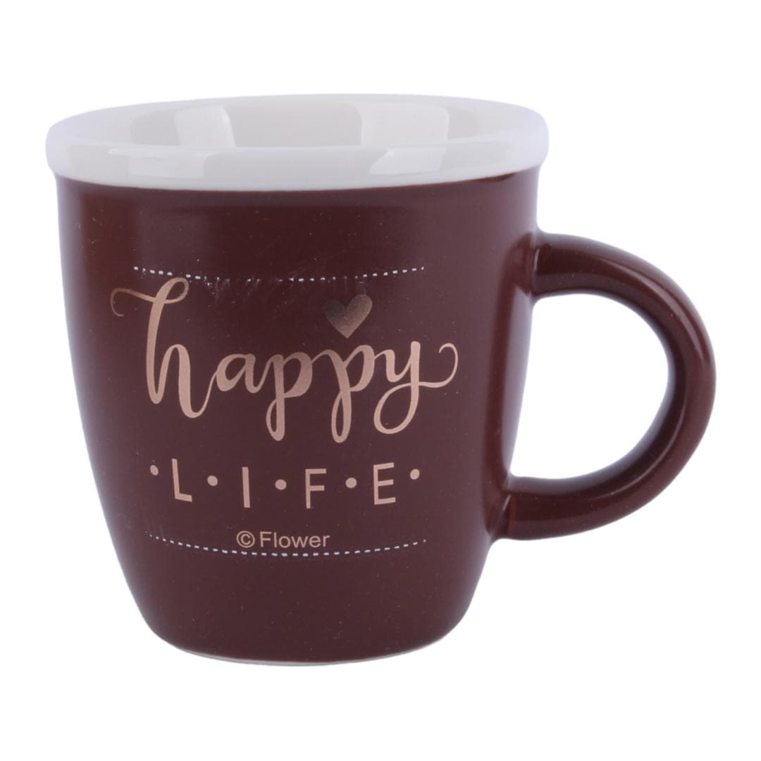 شات قهوه خوری سرامیکی طرح Happy Life — تصویر ۳