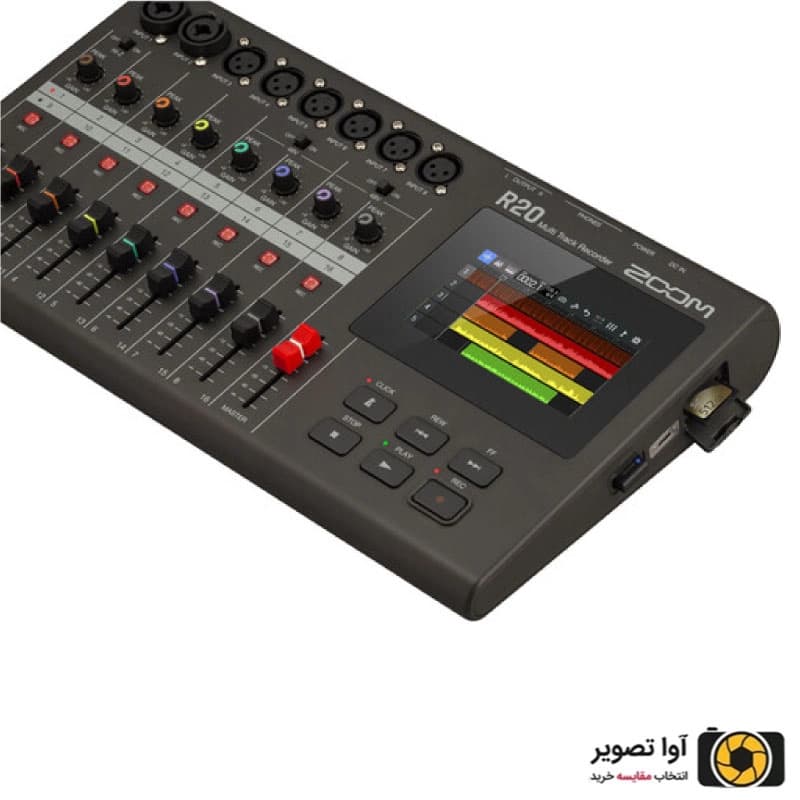 رکوردر صدا ضبط کننده مولتی ترک زوم مدل Zoom R20 — تصویر ۲