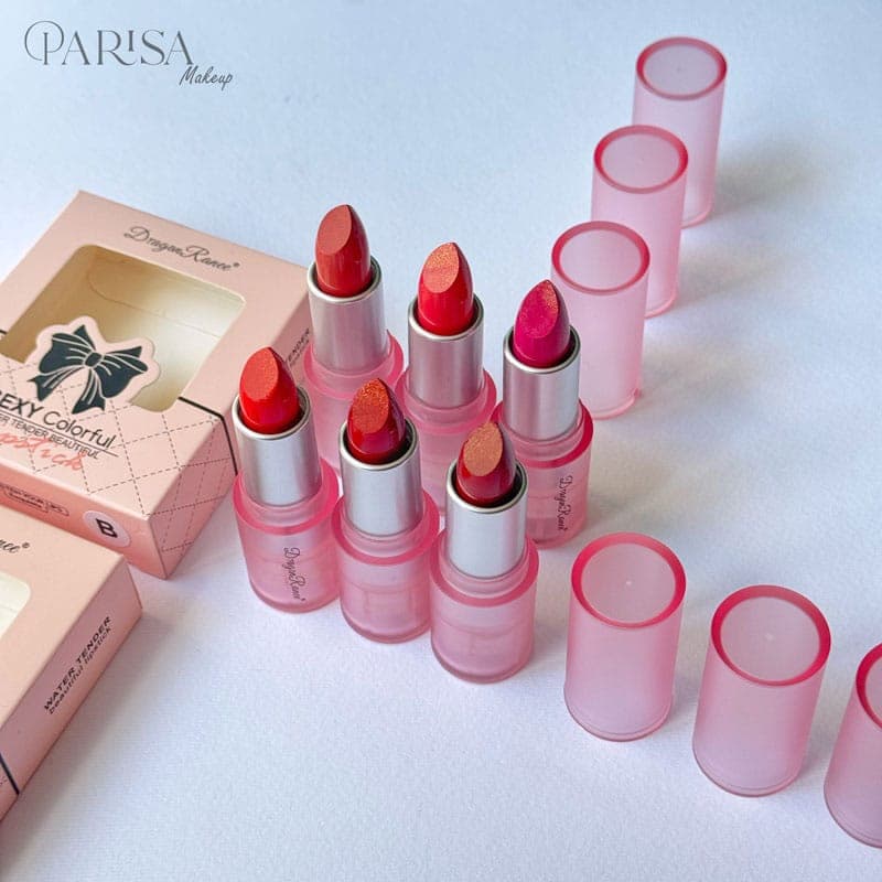 پک 3 عددی رژلب جامد شاین Dragon Ranee(کد DR83)