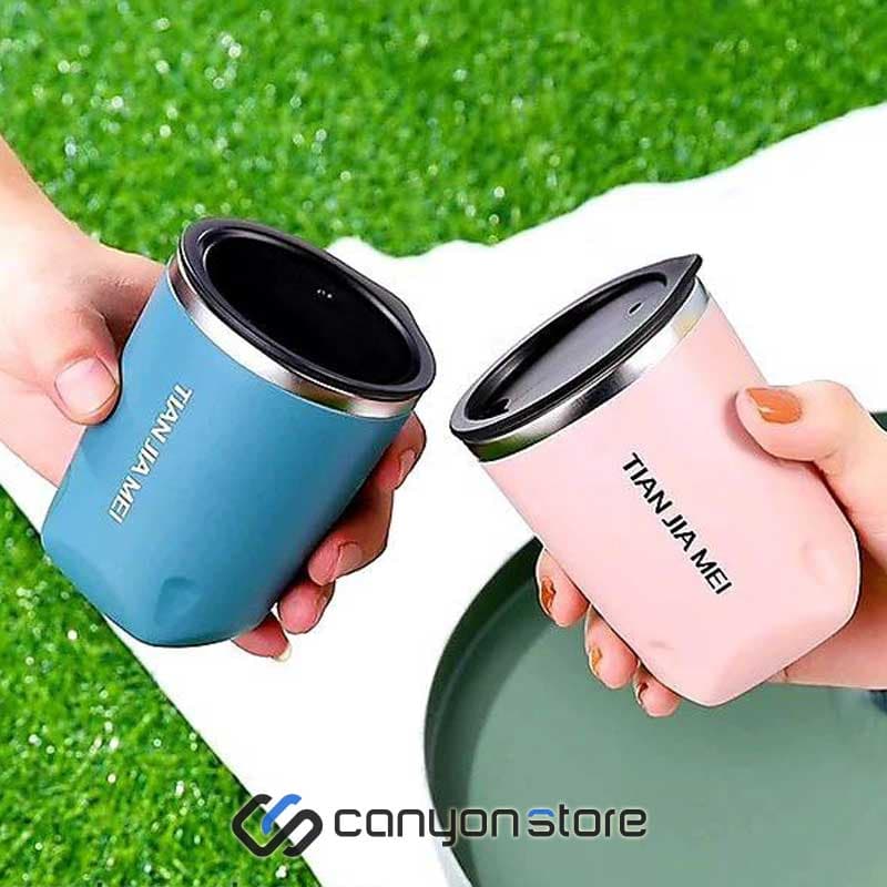 ماگ سفری تیان جیا می 300ML مدل OFFICE CUP 8928 — تصویر ۵