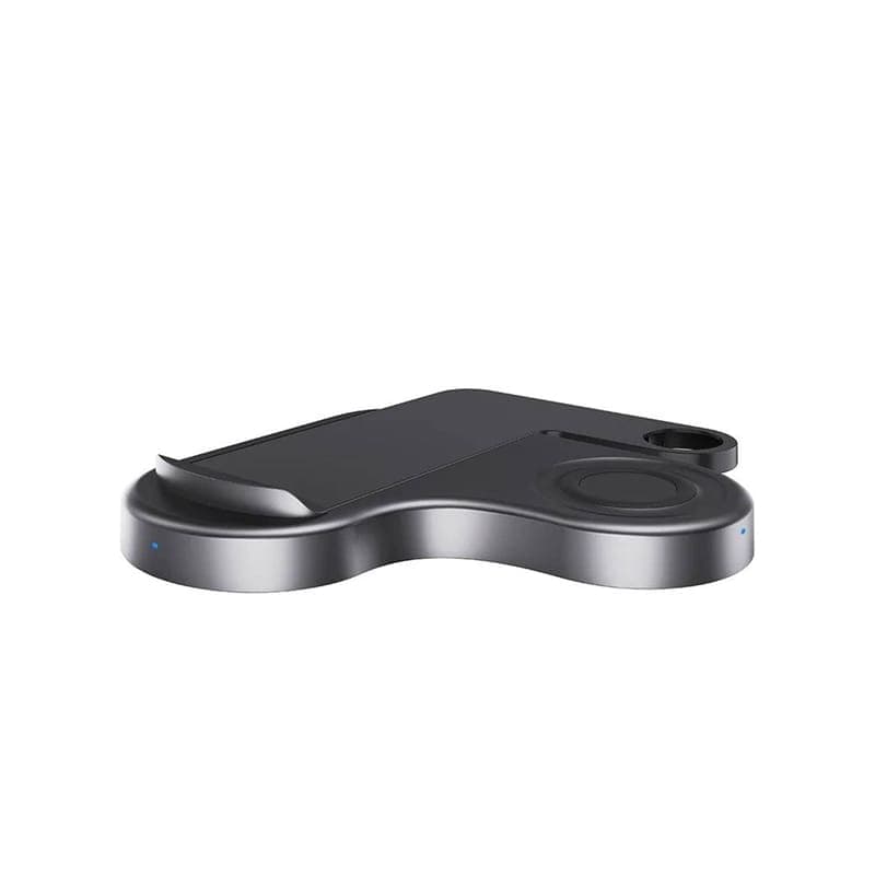 استند و شارژر وایرلس پاورولوژی Powerology 3 in 1 Wireless Powerstand Pro P3IN1QI توان 15 وات — تصویر ۳