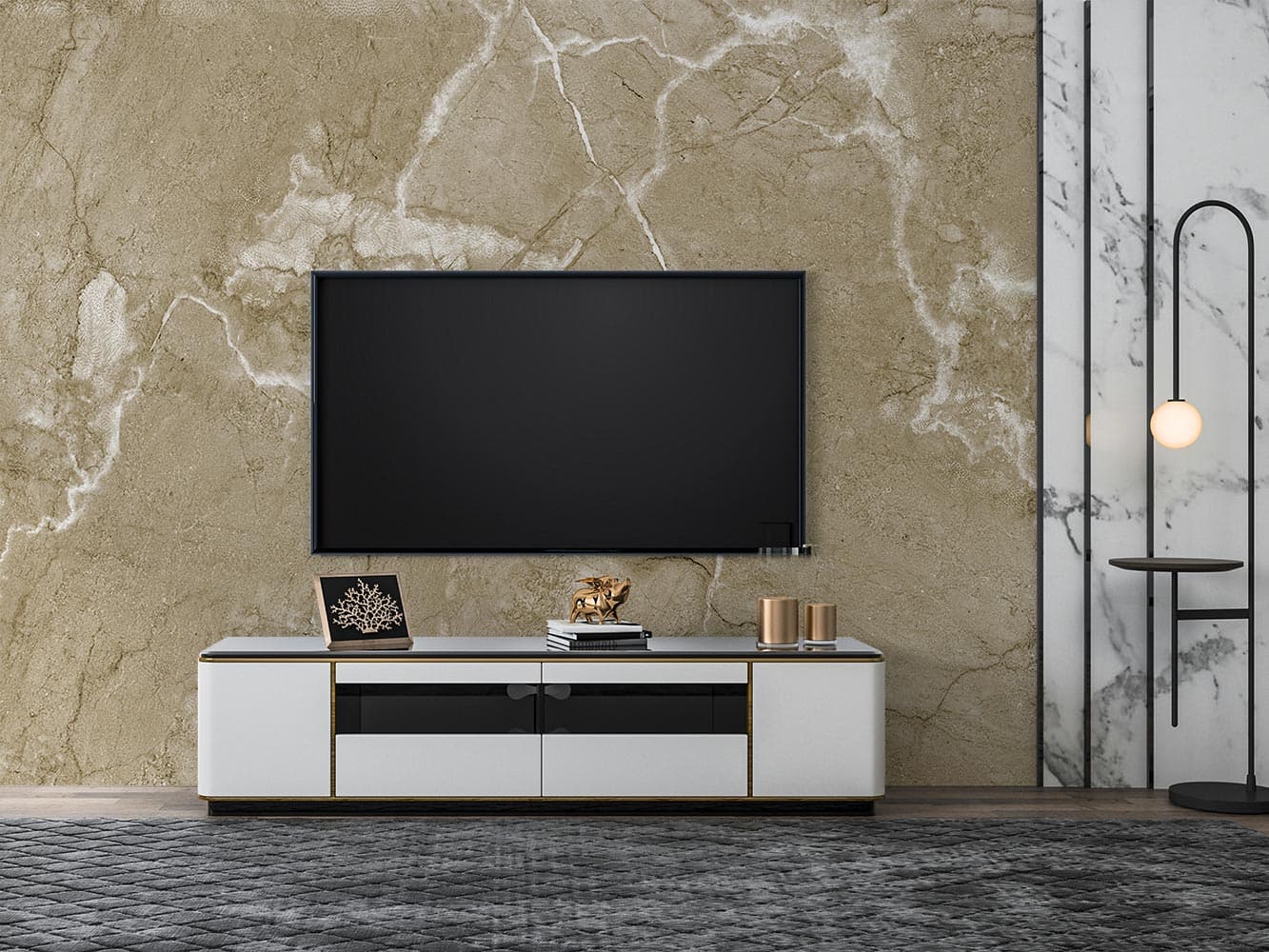 کاغذ دیواری کلاسیک مدل سنگ W10286500 — تصویر ۲