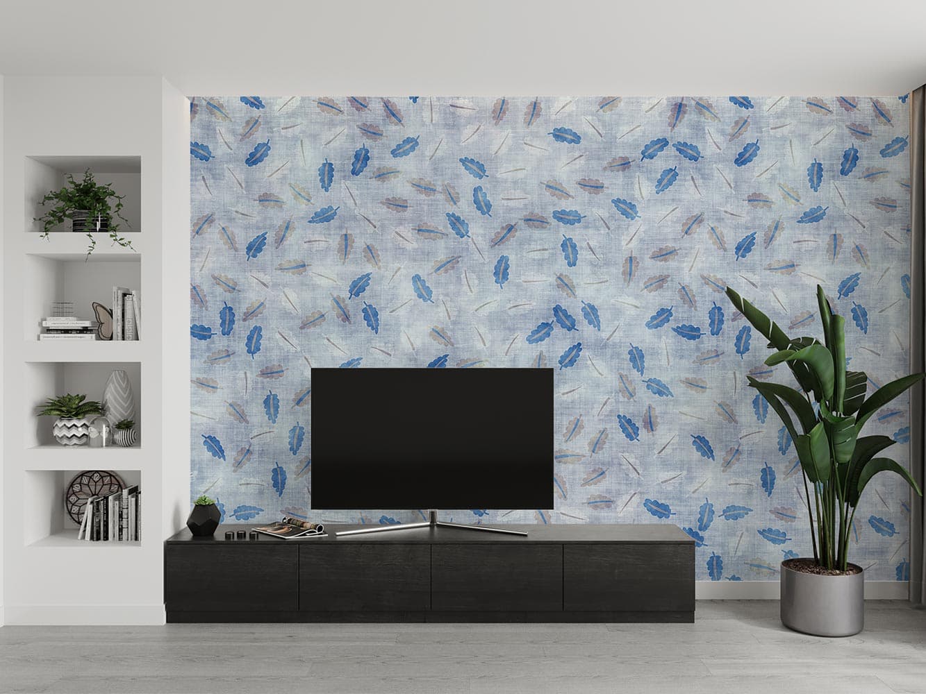کاغذ دیواری مدل برگ ریز W10283000 — تصویر ۳