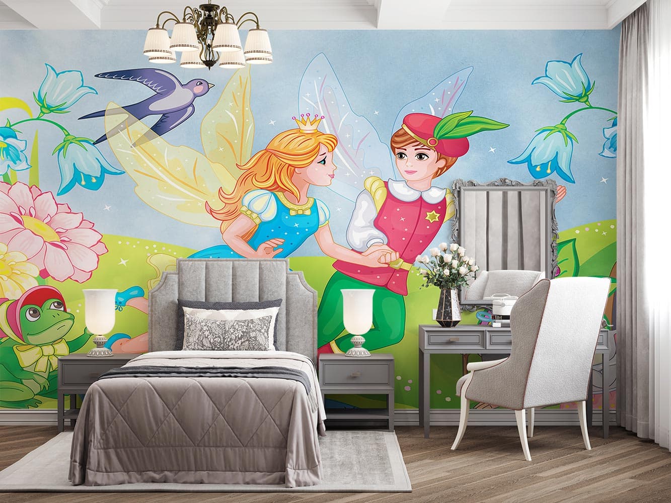 پوستر دیواری پرنسس و شاهزاده W10269400