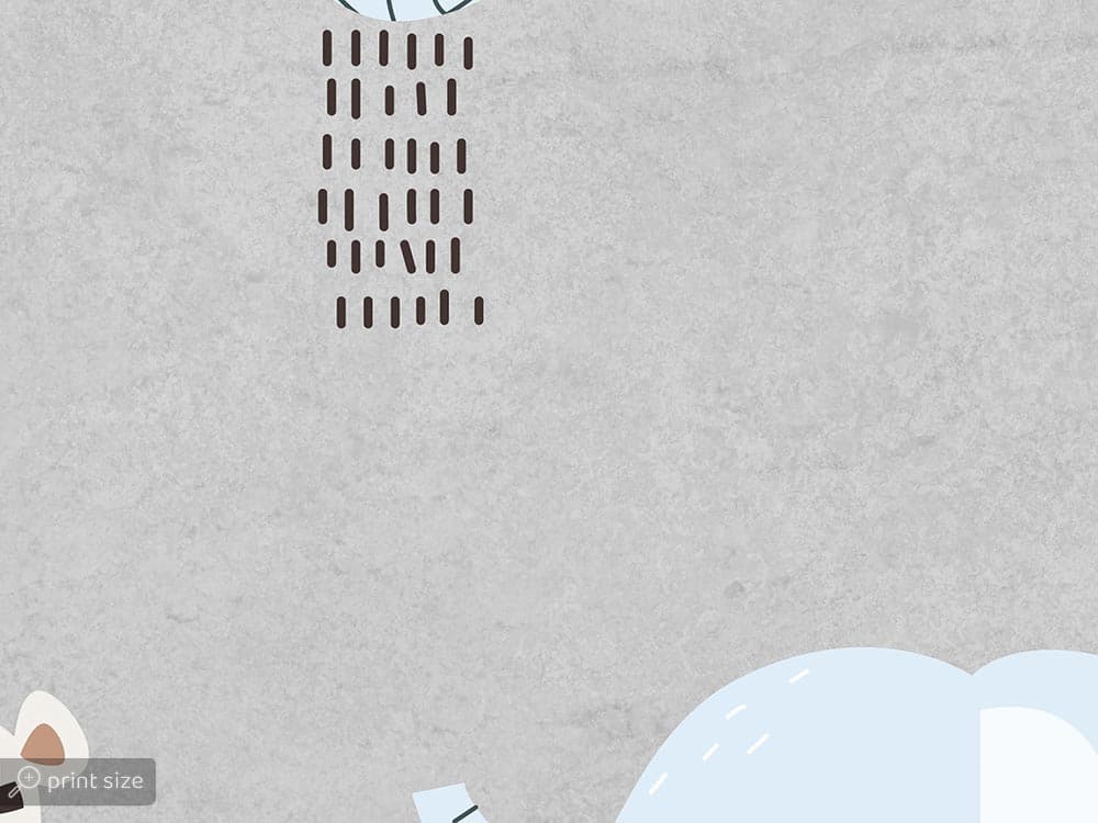 پوستر دیواری کودک حیوانات W10268400 — تصویر ۲