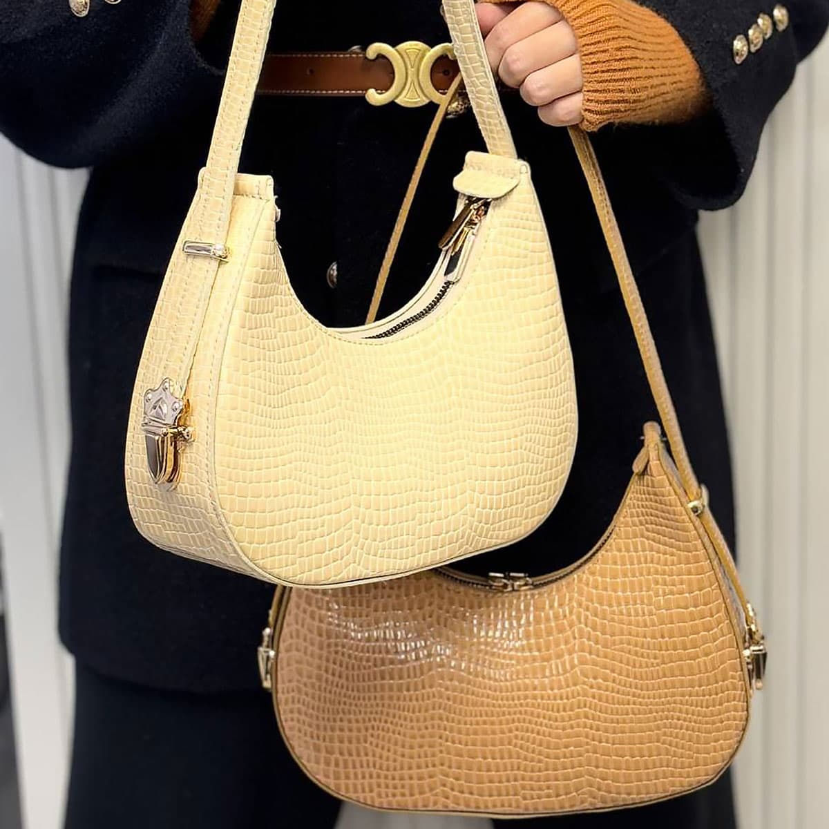 کیف زنانه مدل باگت Women HandBag A3 — تصویر ۴