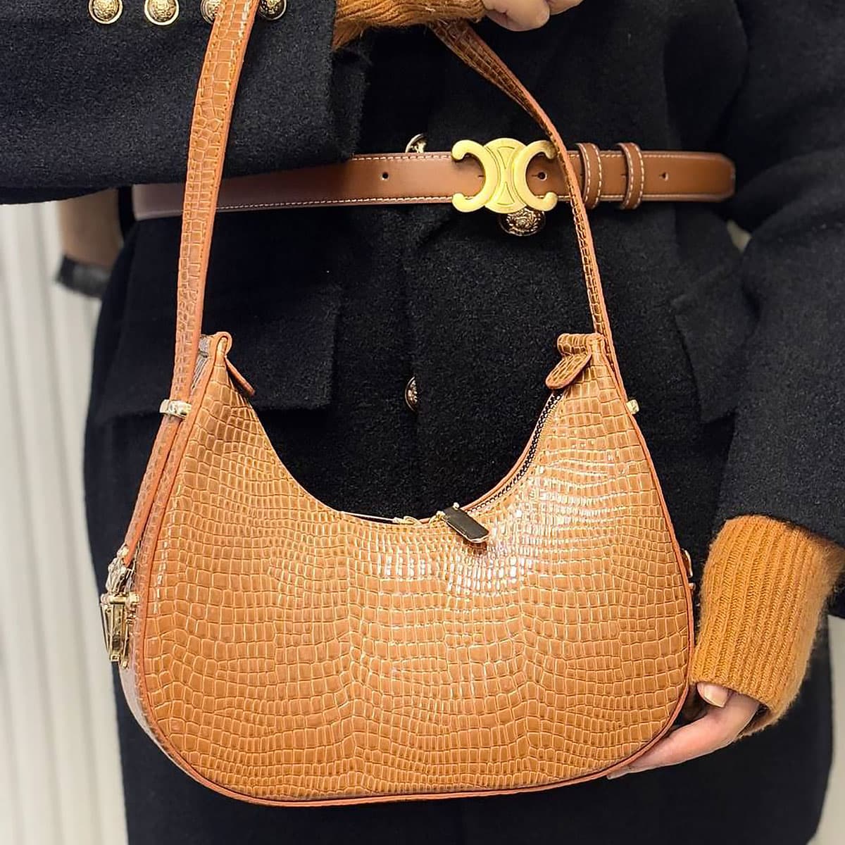 کیف زنانه مدل باگت Women HandBag A3 — تصویر ۸