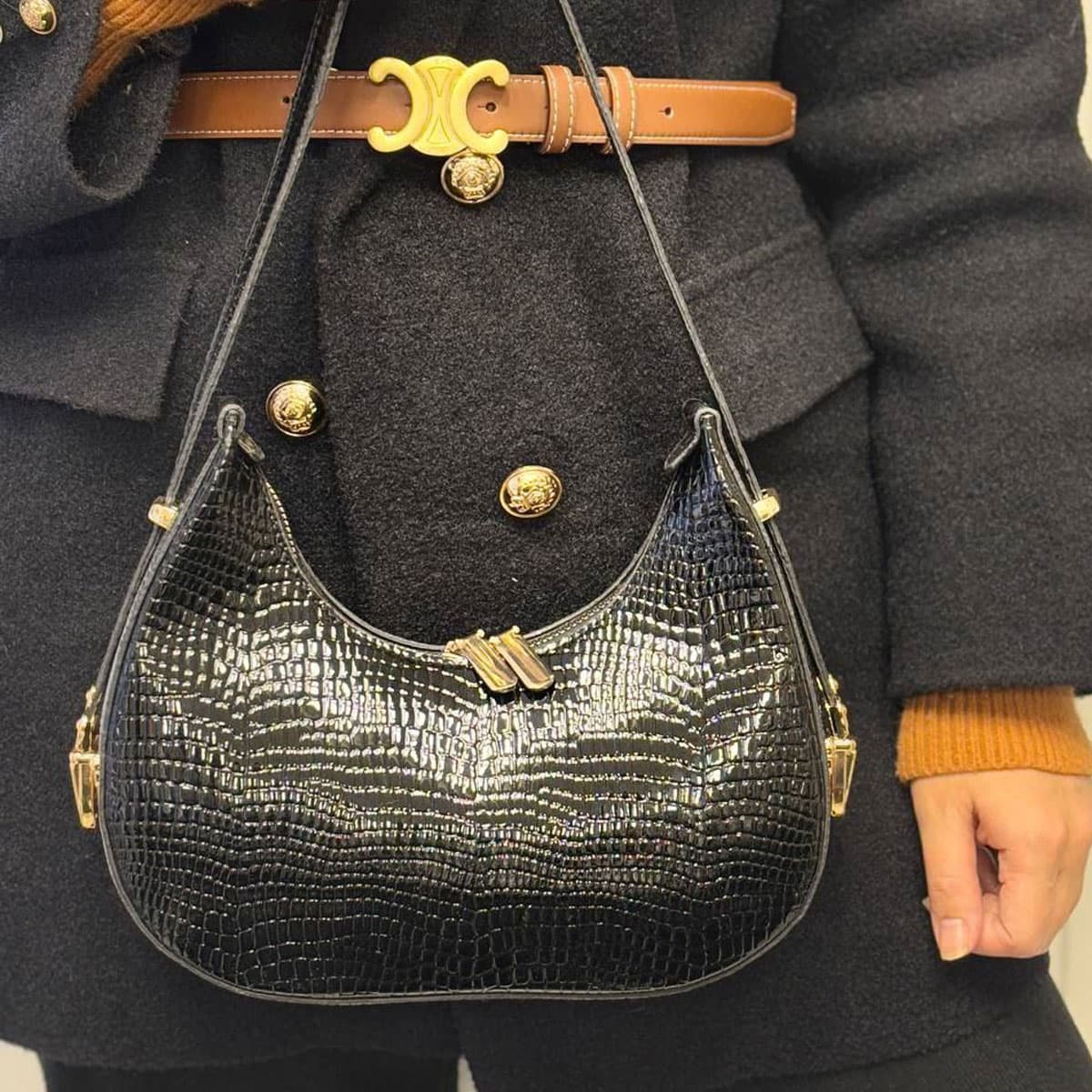 کیف زنانه مدل باگت Women HandBag A3 — تصویر ۵