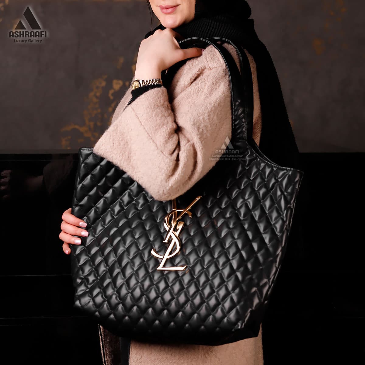 کیف زنانه بزرگ YSL Tote Bag A01 — تصویر ۴