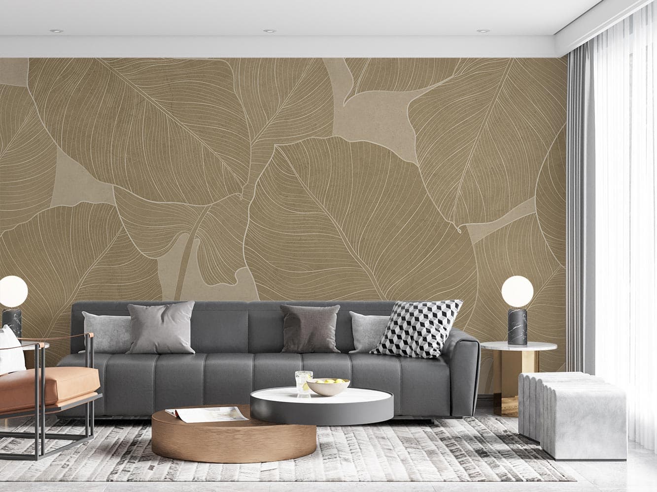 پوستر دیواری برگ کلاسیک W10261800