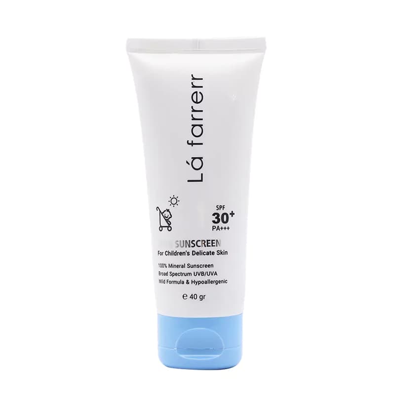 کرم ضد آفتاب مینرال کودکان لافارر SPF30 – محافظت ایمن — تصویر ۳