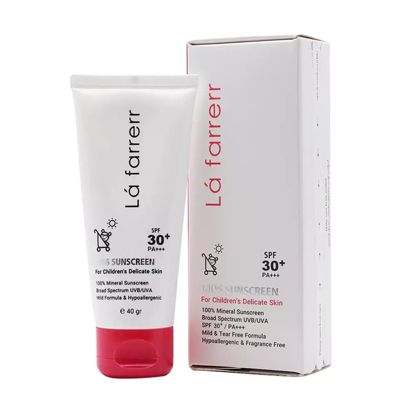 کرم ضد آفتاب مینرال کودکان لافارر SPF30 – محافظت ایمن