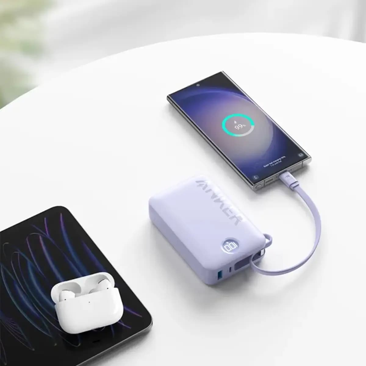 پاور بانک انکر مدل A1647 با ظرفیت 20000mAh و توان 22.5W — تصویر ۵