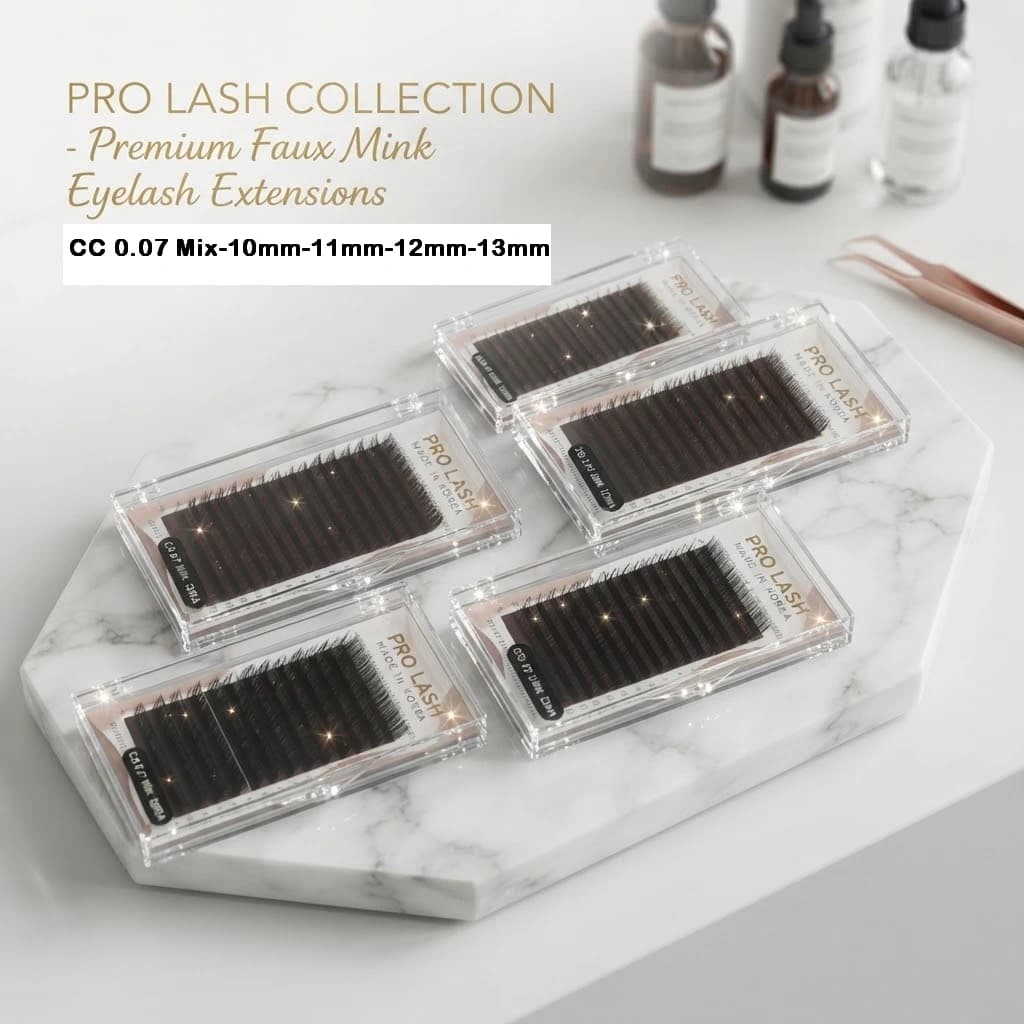پالت مژه اکستنشن قهوه ای پرولش PROLASH DARK CC-0.07-12mm — تصویر ۴