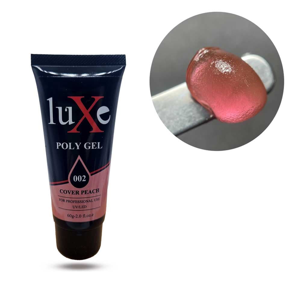 پلی ژل کاشت ناخن لوکسی کد Luxe Cover Peach 02 — تصویر ۲