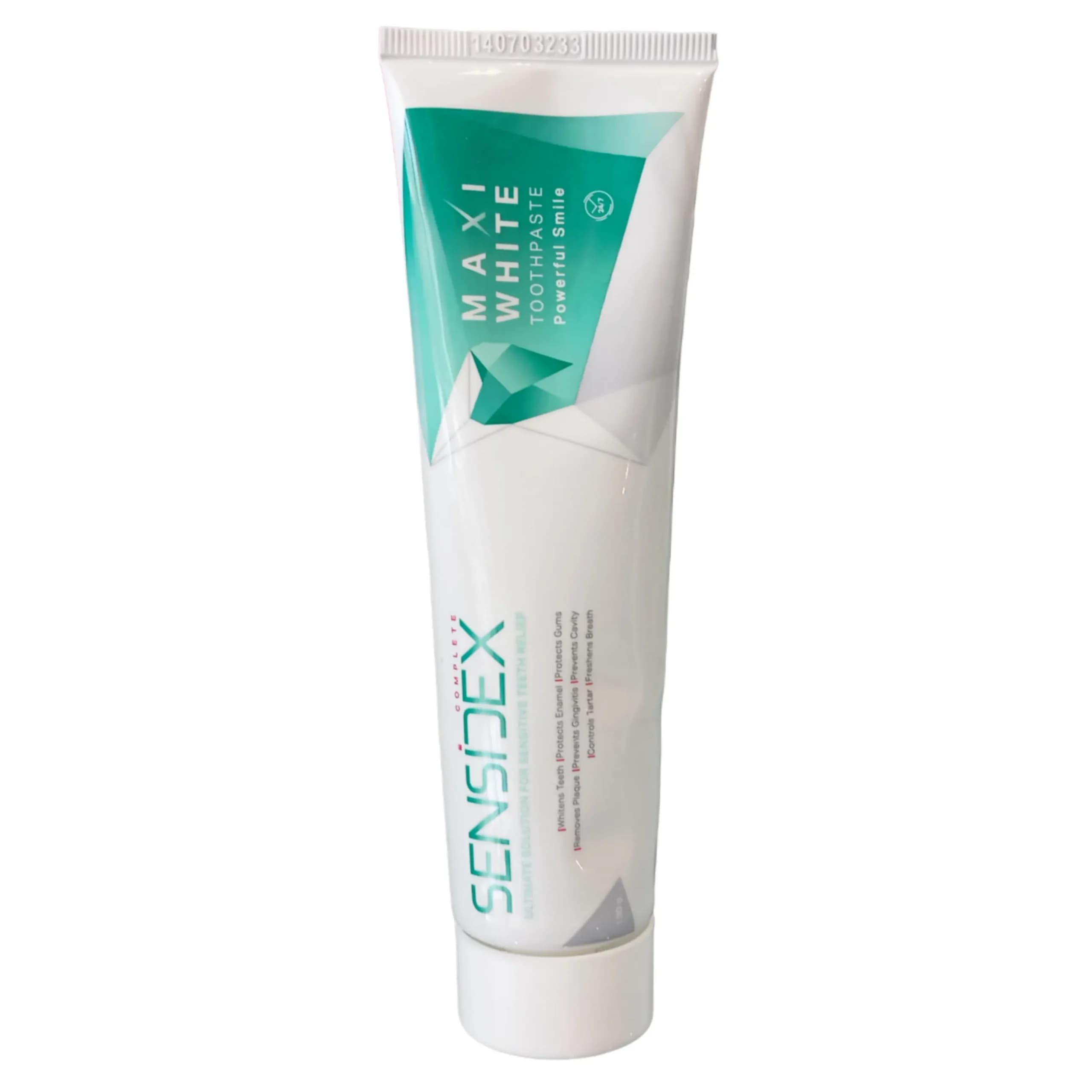 خمیر دندان سنسیدکس سفید کننده دندان Sensidex Maxi White — تصویر ۲