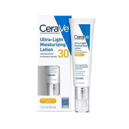 لوسیون و ضد آفتاب آبرسان سراوی مدل Ultra-Light Moisturizing حجم 50 میل