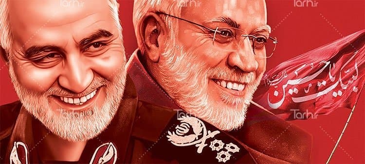 لیوان سرامیکی با طرح سردار سلیمانی و شهید ابومهدی المهندس با شناسه 17502 — تصویر ۲
