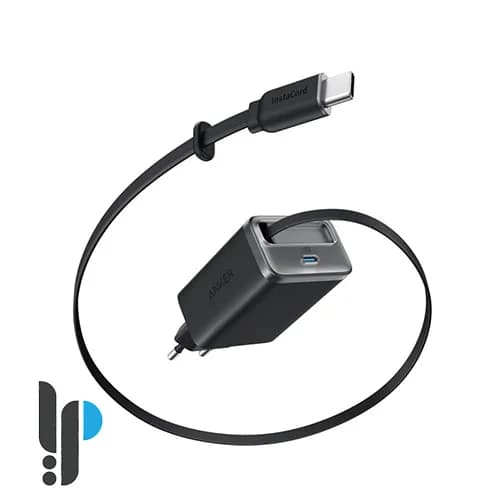 شارژر دیواری 35 وات انکر مدل Anker Nano Charger a2658 همراه با کابل Type-C