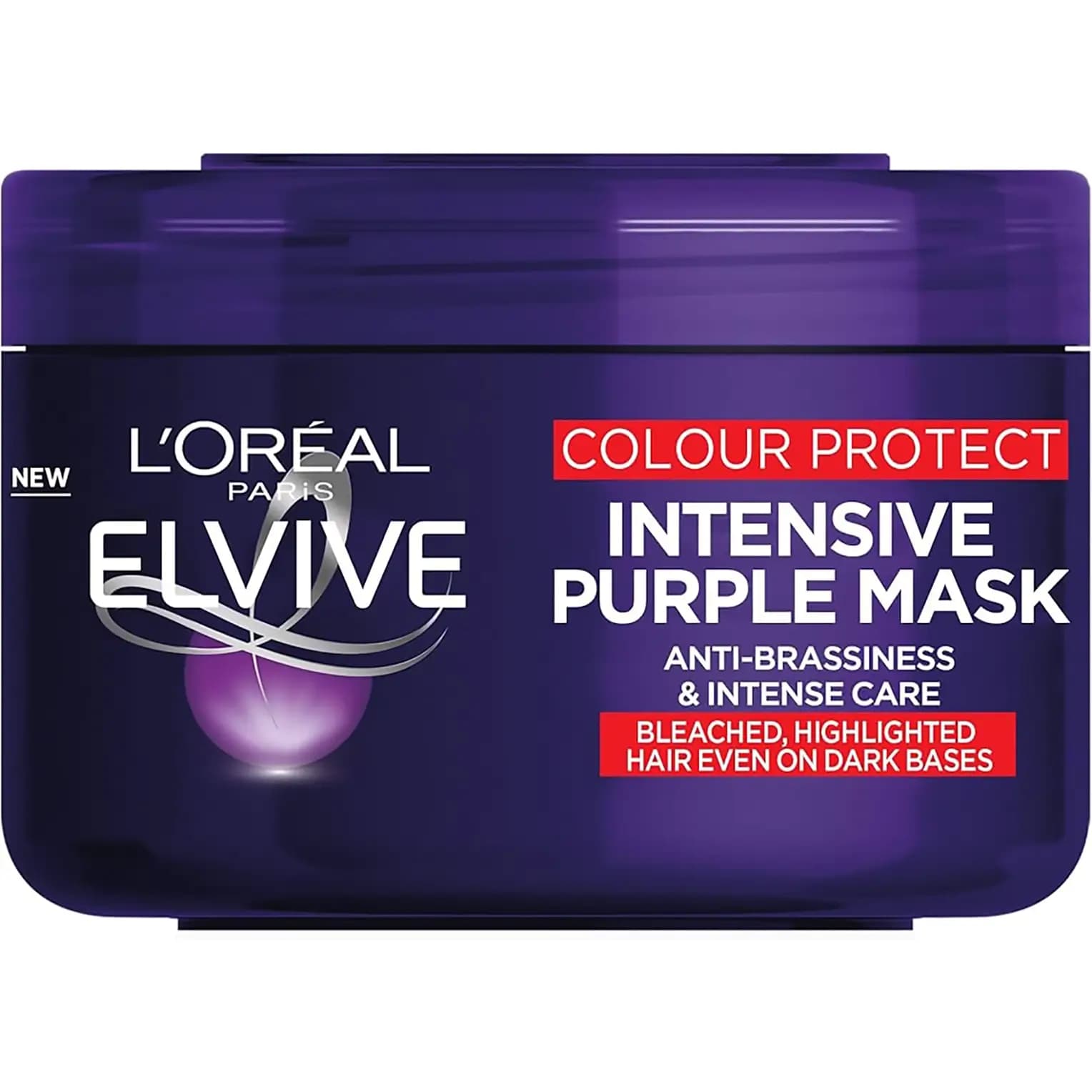 ماسک مو لورآل LOreal سری Elvive مدل Intensive Purple Mask مناسب موهای رنگ شده حجم 250 میل — تصویر ۲
