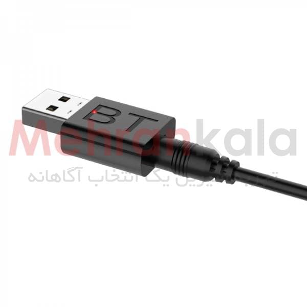 دانگل گیرنده بلوتوث رمئو مدل USB+AUX با رابط یو اس بی و کابل صدا — تصویر ۲