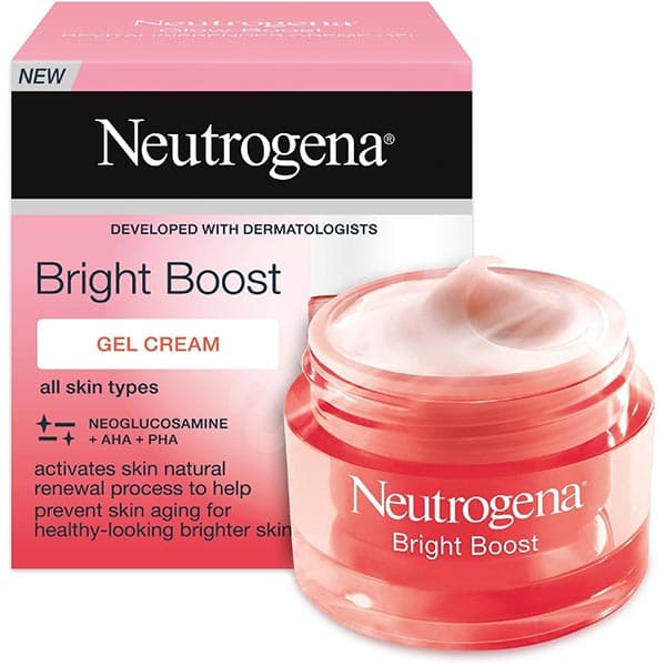 ژل کرم آبرسان و روشن کننده نوتروژینا مدل Bright Boost حجم 50 میل — تصویر ۲