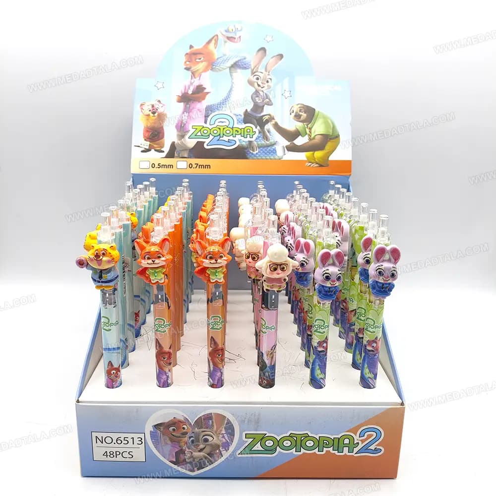 اتود (مداد نوکیِ) 0.5 میلیمتر پیکسل دار طرح زوتوپیا 6513 ZOOTOPIA