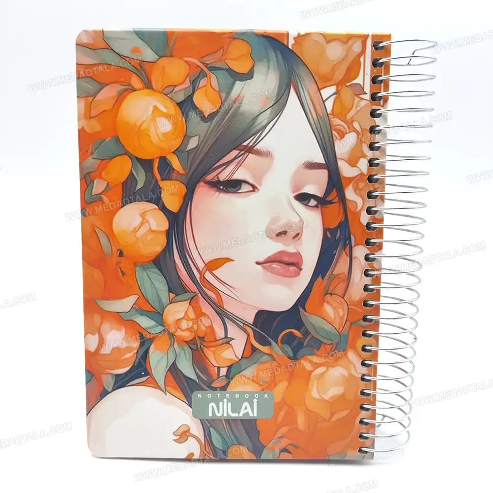 دفترچه یادداشت جلد سخت فانتزی نیلای 160 برگ — تصویر ۷