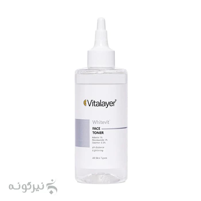 تونر روشن کننده پوست ویتالیر Whitevit