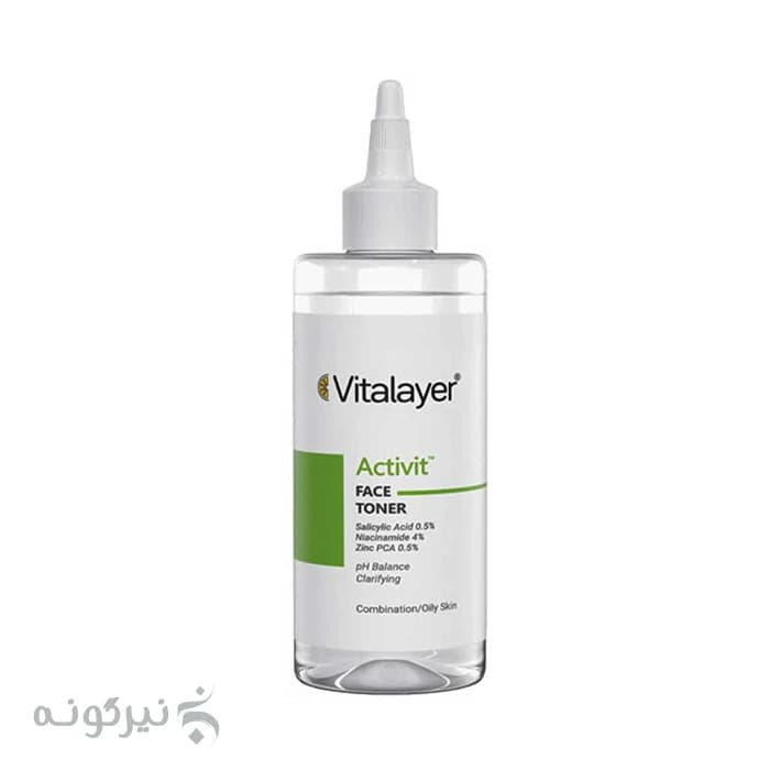 تونر پوست چرب ویتالیر Activit