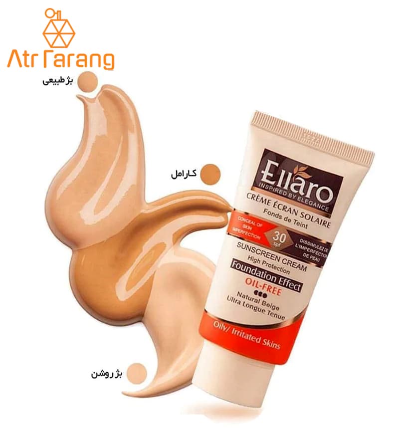 ضد آفتاب کرم پودری پوست چرب الارو SPF 30 حجم 40ml — تصویر ۳