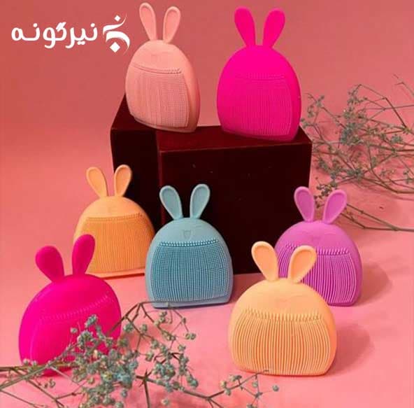 فیس براش و ماساژور سیلیکونی خرگوش — تصویر ۲
