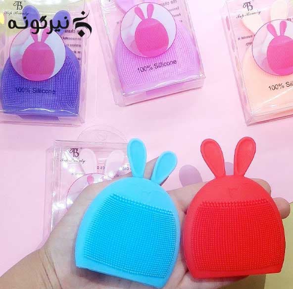 فیس براش و ماساژور سیلیکونی خرگوش — تصویر ۳
