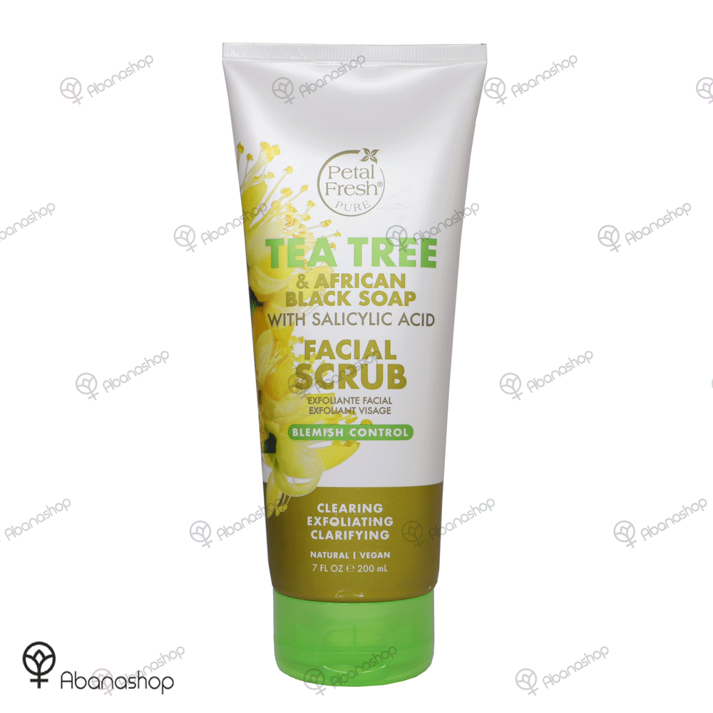 اسکراب صورت درخت چای پتال فرش (تی تری) Petal Fresh Tea Tree