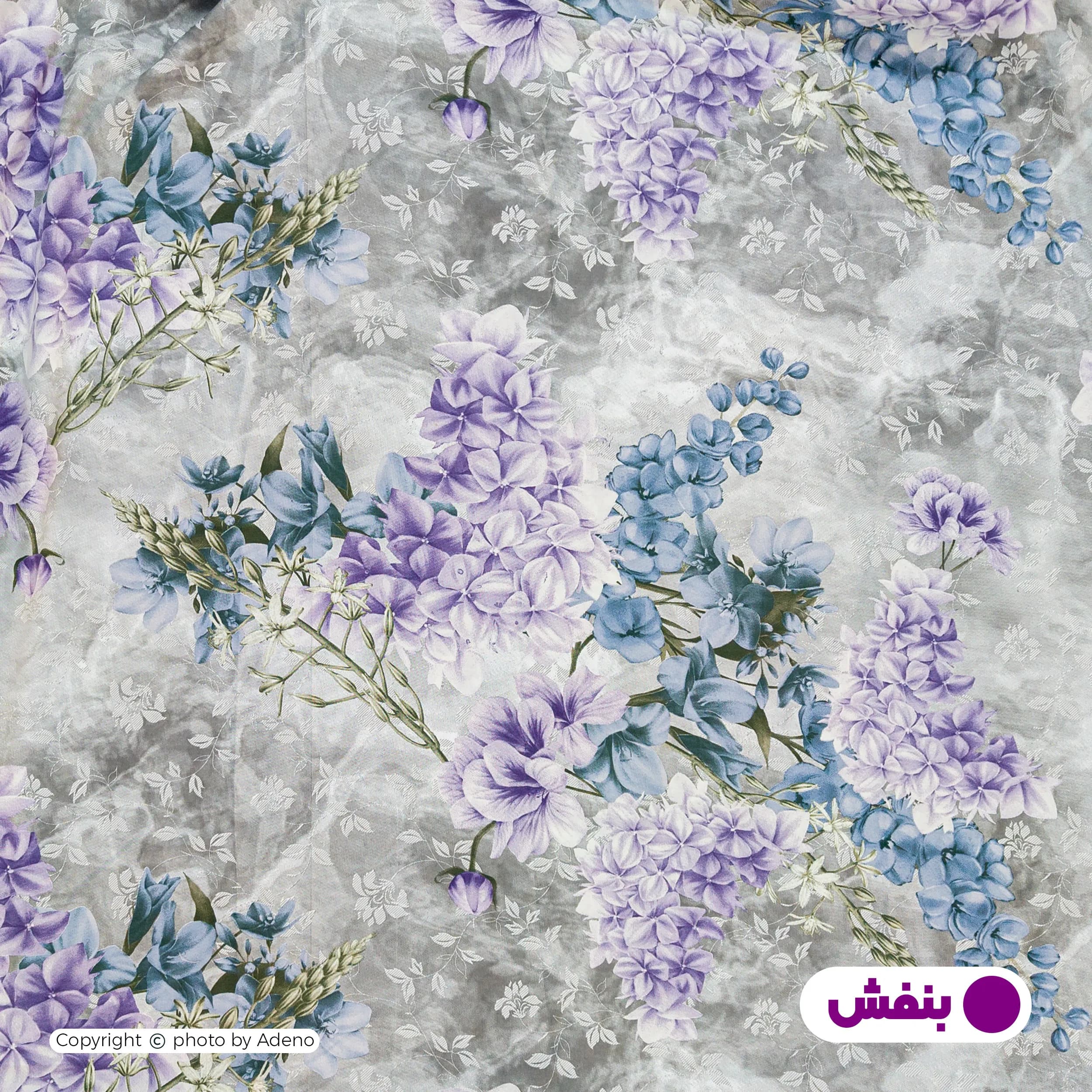 سرویس ملحفه آدنو مدل رها کد IR166 دونفره 3 تکه — تصویر ۲