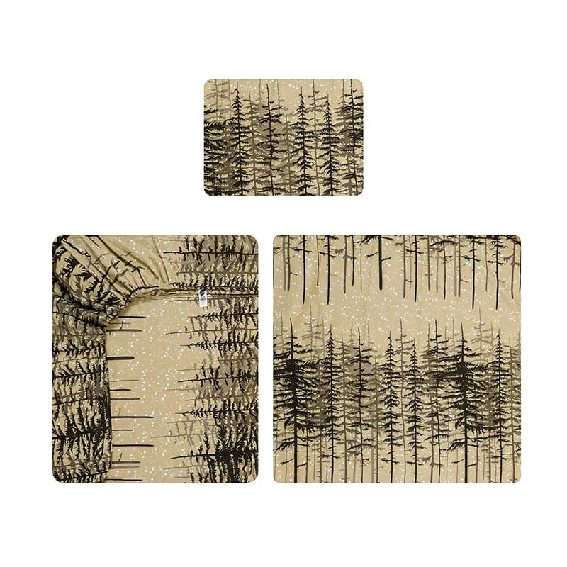 سرویس روتختی آدنو کاج کد IR164 یک نفره 3تکه