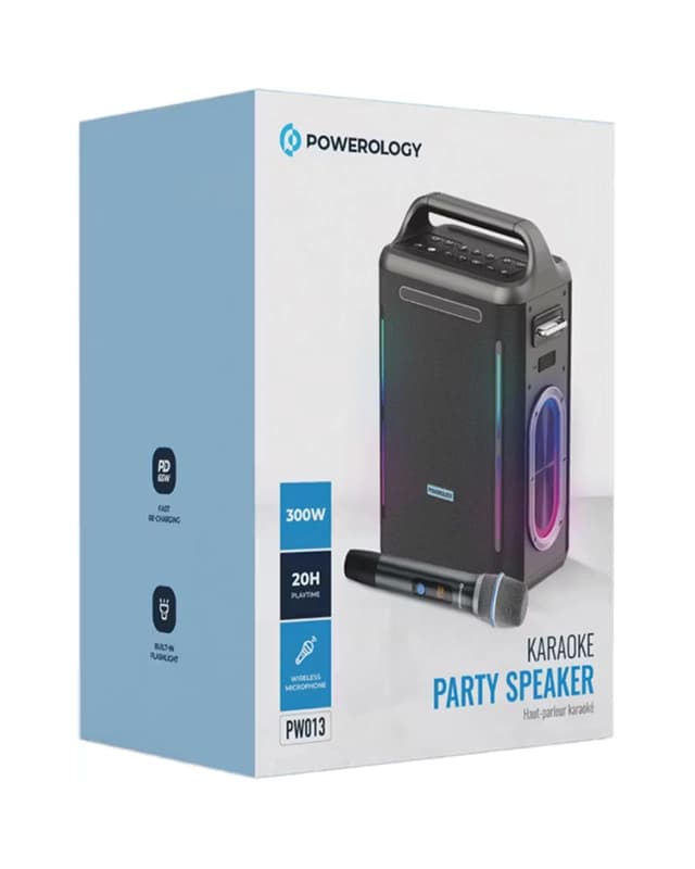 اسپیکر بلوتوثی پاورولوژی Powerology Karaoke Party Speaker PWLAU013 — تصویر ۳