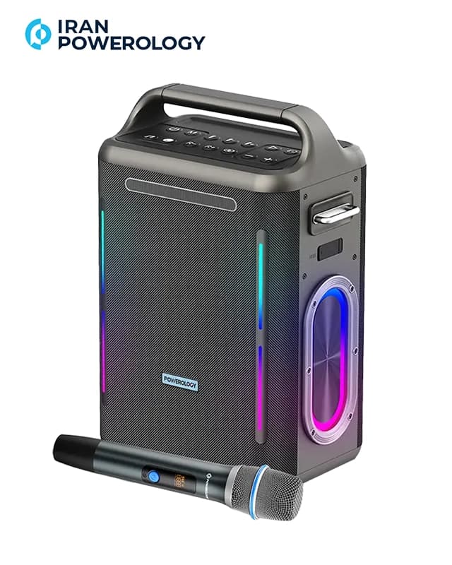 اسپیکر بلوتوثی پاورولوژی Powerology Karaoke Party Speaker PWLAU013