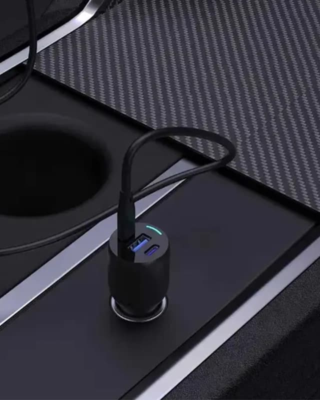 شارژر فندکی 85 وات پاورولوژی Powerology 85W Car Charger PCCSR014 — تصویر ۳