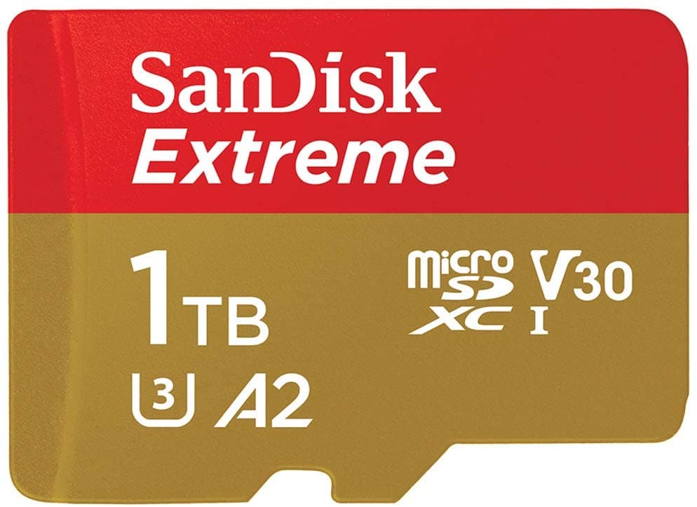 کارت حافظه MicroSDXC سن دیسک مدل Extreme کلاس A2 استاندارد UHS-I U3 سرعت 190MBps ظرفیت یک ترابایت