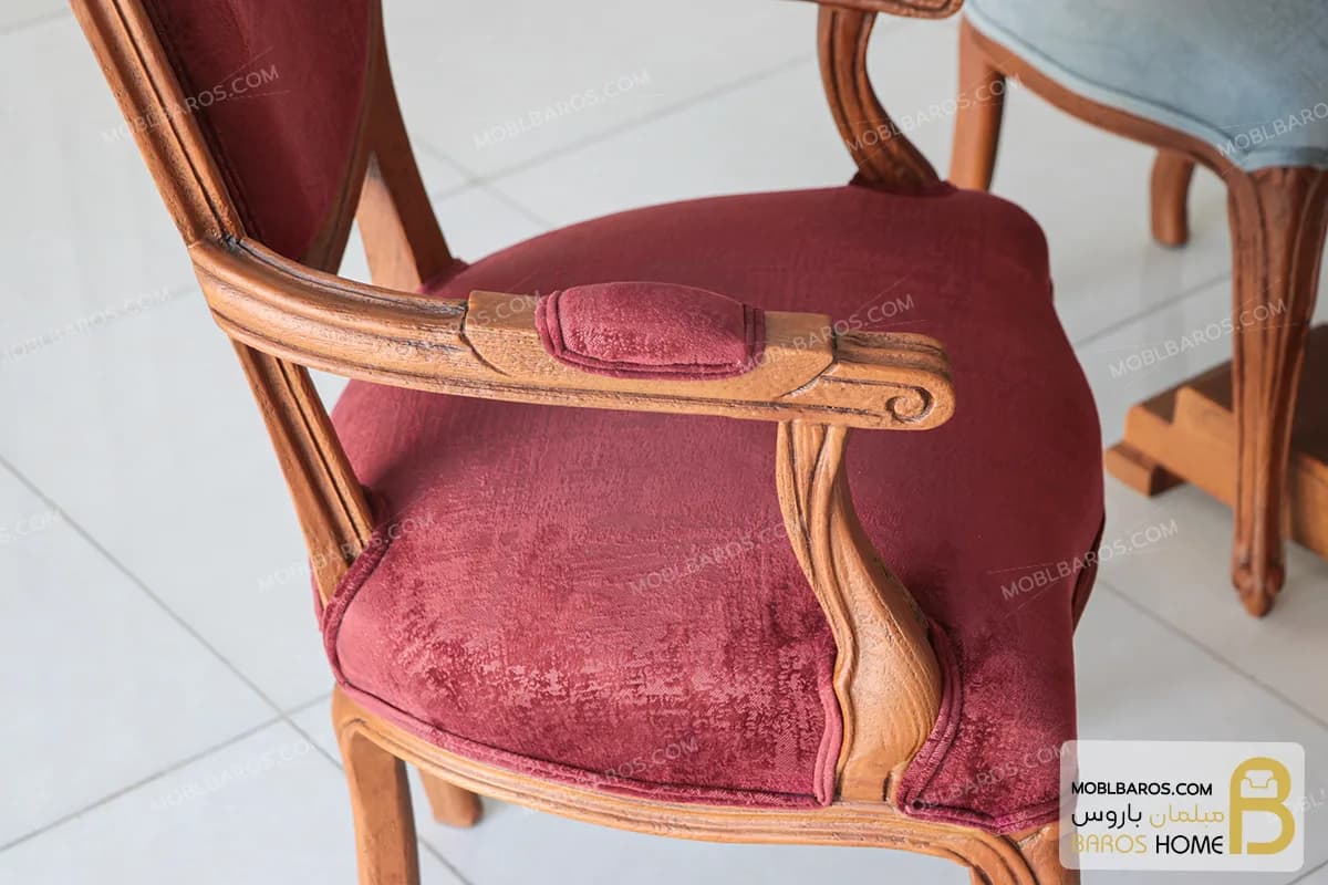 میز ناهارخوری چوبی بهناز با صندلی راشل کد ۳ — تصویر ۵