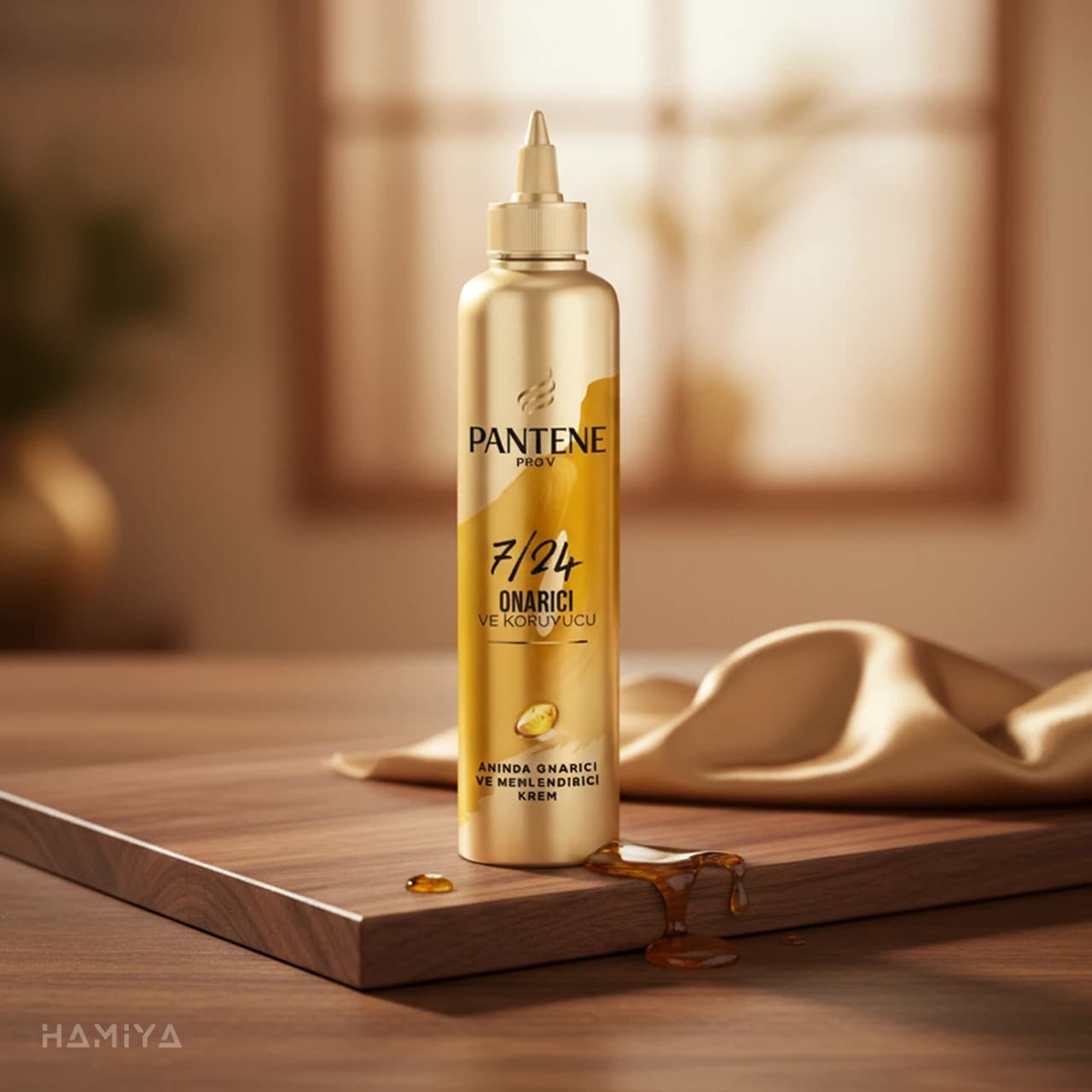 کرم تقویت کننده ساقه مو و آبرسان عمیق مو پنتن حاوی روغن آرگان مناسب موهای آسیب دیده با حجم 300 میلی لیتر — تصویر ۲