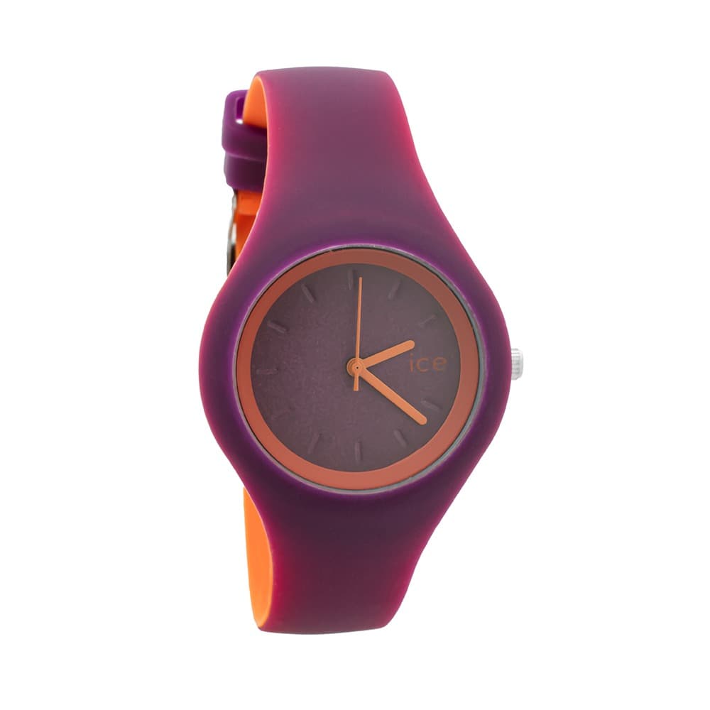 ساعت آیس ice watch زنانه صفحه کوچک بنفش نارنجی