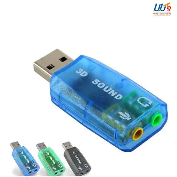 کارت صدا USB مدل 3D — تصویر ۳