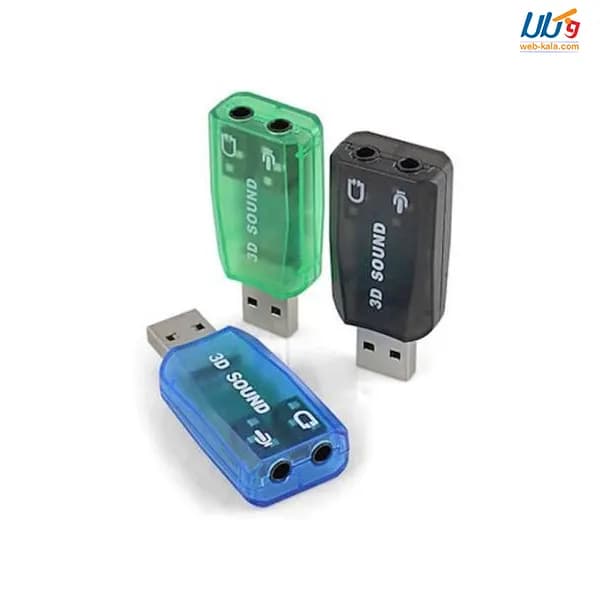 کارت صدا USB مدل 3D — تصویر ۲